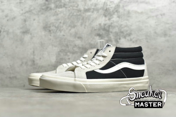 VANS SK8-MID WHITE/BLACK/LIGHT GREY VN0D5IB8C