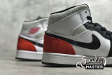 NIKE AIR JORDAN 1 MID SE RED BLACK TOE WHITE/BLACK/LIGHT SMOKE GREY/GYM RED 852542-100