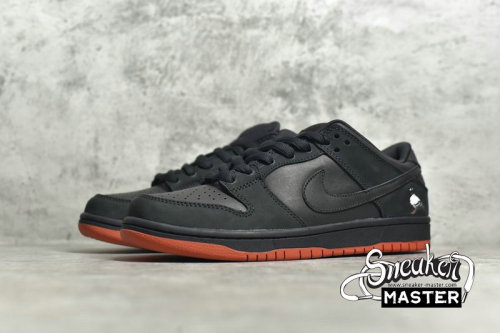 NIKE JEFF STAPLE X DUNK LOW PRO SB BLACK PIGEON BLACK/BLACK-SIENNA 883232-008