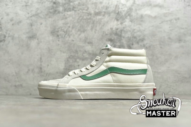 VANS SK8 MID WHITE/GREEN/LIGHT GREY VN0A391FTP0