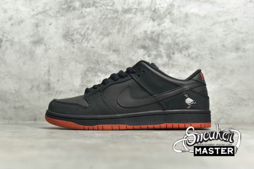 NIKE JEFF STAPLE X DUNK LOW PRO SB BLACK PIGEON BLACK/BLACK-SIENNA 883232-008