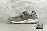 NEW BALANCE JJJJOUND X 992 RUNNING SHOES GREY/BLACK/GREEN-WHITE M992J2