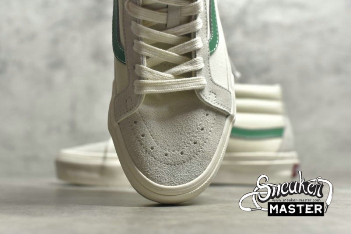 VANS SK8 MID WHITE/GREEN/LIGHT GREY VN0A391FTP0