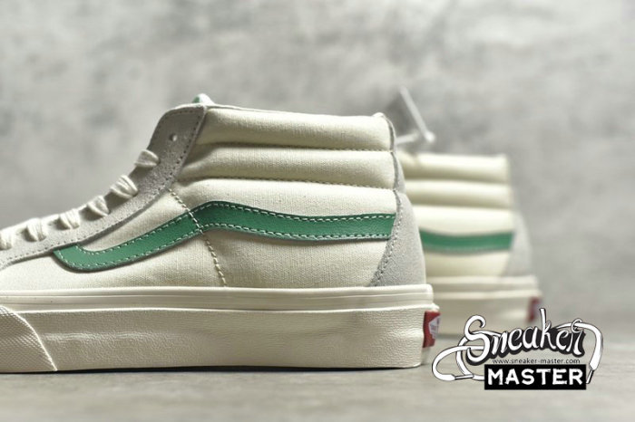 VANS SK8 MID WHITE/GREEN/LIGHT GREY VN0A391FTP0