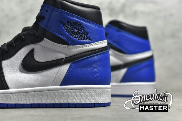 NIKE AIR JORDAN 1 RETRO HIGH OG X FRAGMENT DESIGN BLACK/SPORT ROYAL-WHITE 716371-040