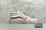 VANS SK8 MID WHITE/RED/LIGHT GREY VN0A391FTP2