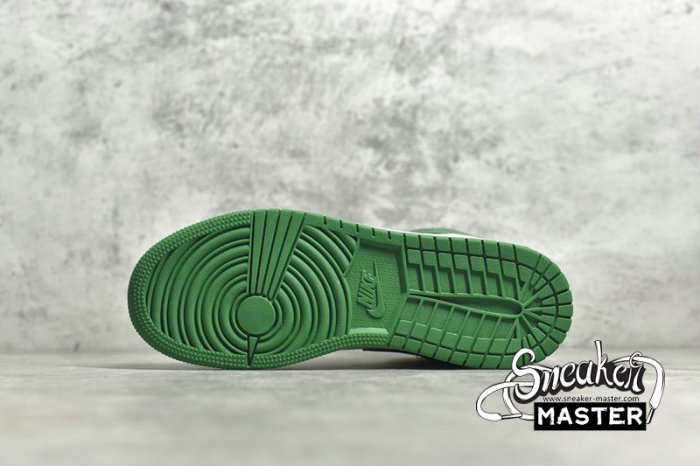 NIKE AIR JORDAN 1 MID SE GS PINE GREEN PINE GREEN/BLACK-SAIL-PINE GREEN BQ6931-301