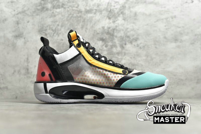 NIKE AIR JORDAN 34 LOW GUO AILUN WHITE/MULTI-COLOR CZ7748-100