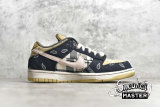 NIKE SB DUNK LOW X TRAVIS SCOTT REGULAR BOX BLACK/BLACK-PARACHUTE BEIGE-PETRA BROWN CT5053-001