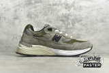NEW BALANCE JJJJOUND X 992 RUNNING SHOES GREY/BLACK/GREEN-WHITE M992J2