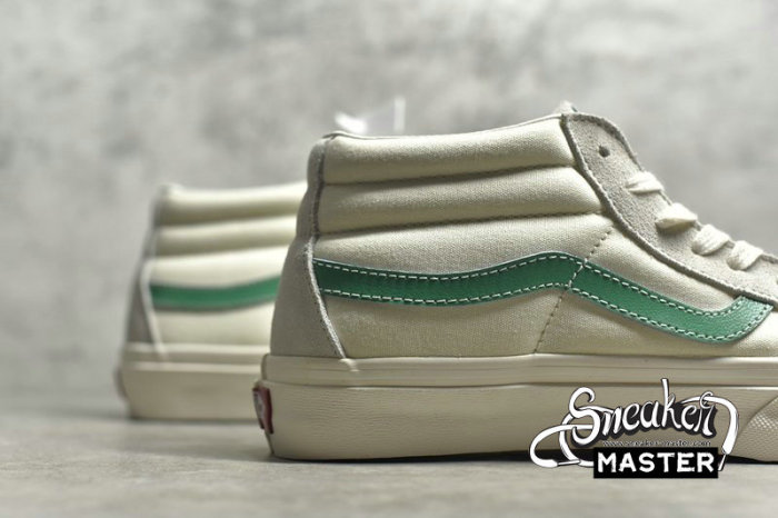 VANS SK8 MID WHITE/GREEN/LIGHT GREY VN0A391FTP0