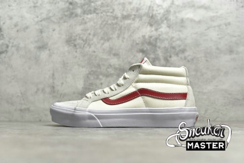 VANS SK8 MID WHITE/RED/LIGHT GREY VN0A391FTP2