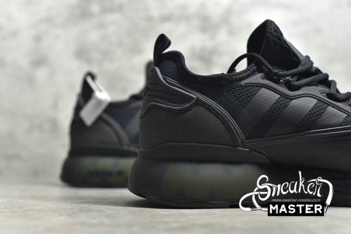 ADIDAS ZX 2K BOOST SHOES CORE BLACK/SOLAR YELLOW/CLOUD WHITE FV8453