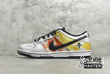 NIKE DUNK SB LOW TIE-DYE RAYGUN WHITE/ORANGE FLASH/WHITE BQ6832-101