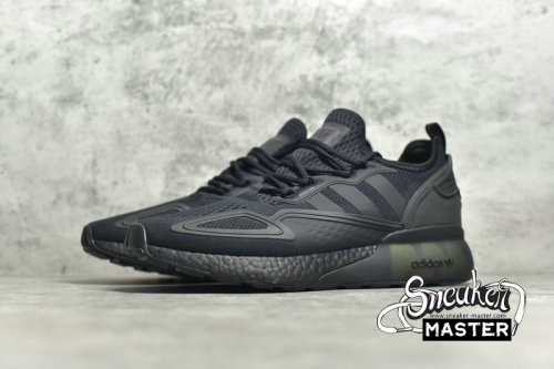 ADIDAS ZX 2K BOOST SHOES CORE BLACK/SOLAR YELLOW/CLOUD WHITE FV8453