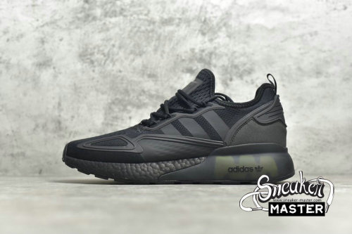 ADIDAS ZX 2K BOOST SHOES CORE BLACK/SOLAR YELLOW/CLOUD WHITE FV8453