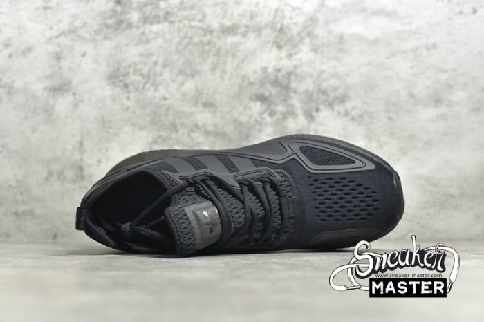 ADIDAS ZX 2K BOOST SHOES CORE BLACK/SOLAR YELLOW/CLOUD WHITE FV8453