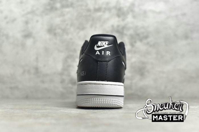 NIKE AIR FORCE 1 LOW 07 CUT-OUT SWOOSH BLACK/BLACK/WHITE CZ7377-001