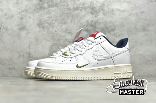 NIKE AIR FORCE 1 LOW 07 X KITH WHITE/BLUE-UNIVERSITY RED CU2980-193