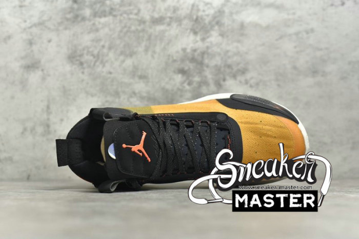 NIKE AIR JORDAN 34 PF AMBER RISE AMBER RISE/METALLIC SILVER-BLACK-SAIL BQ3381-800