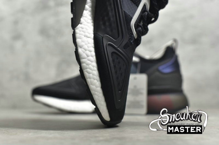 ADIDAS ZX 2K BOOST SHOES CORE BLACK/SHOCK RED/CORE BLACK FX7475