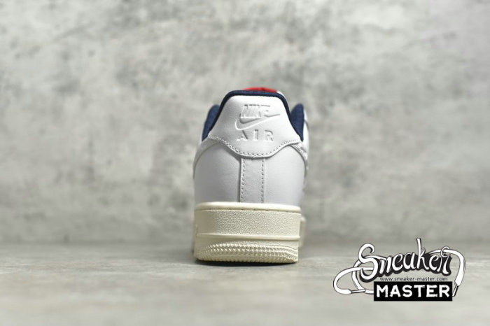 NIKE AIR FORCE 1 LOW 07 X KITH WHITE/BLUE-UNIVERSITY RED CU2980-193