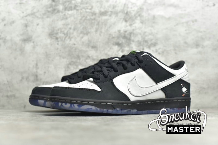 NIKE DUNK LOW PRO SB X JEFF STAPLE PANDA PIGEON BLACK/WHITE BV1310-013
