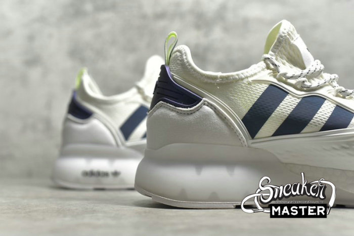 ADIDAS ZX 2K BOOST FOOTWEAR WHITE/DARK BLUE/CORE BLACK FX8489