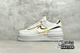 NIKE AIR FORCE 1 SHADOW SUMMIT WHITE/BLACK/BARELY VOLT/CRIMSON TINT CI0919-107