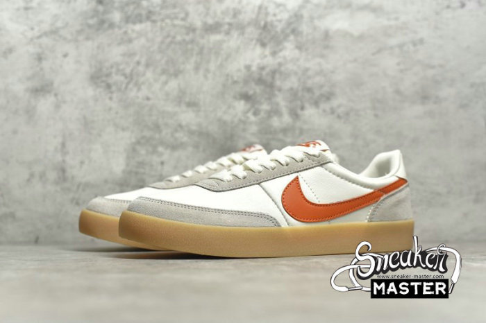 NIKE KILLSHOT 2 LEATHER SAIL/DESERT ORANGE/GUM YELLOW 432997-127