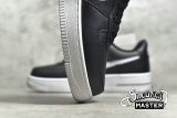 NIKE AIR FORCE 1 LOW 07 CUT-OUT SWOOSH BLACK/BLACK/WHITE CZ7377-001