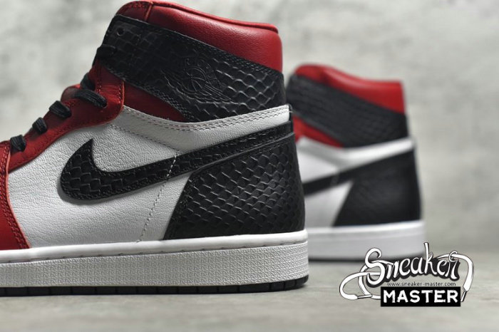 NIKE AIR JORDAN 1 RETRO HIGH OG SATIN RED UNIVERSITY RED/WHITE/BLACK CD0461-601