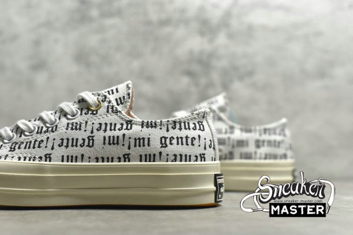 CONVERSE CHUCK TAYLOR ALL-STAR 70S LOW MI GENTE OX WHITE/BLACK/WHITE 169587C