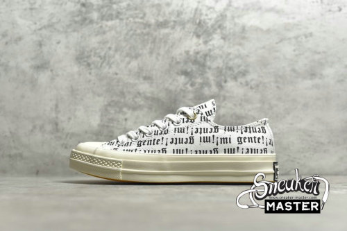 CONVERSE CHUCK TAYLOR ALL-STAR 70S LOW MI GENTE OX WHITE/BLACK/WHITE 169587C