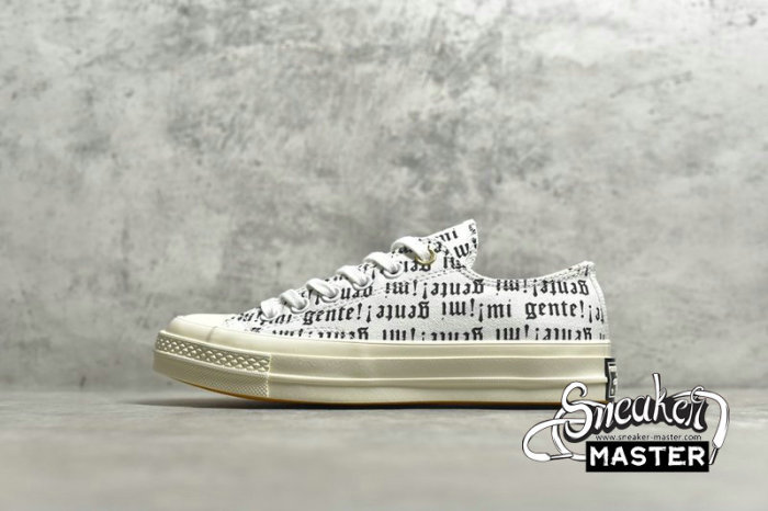 CONVERSE CHUCK TAYLOR ALL-STAR 70S LOW MI GENTE OX WHITE/BLACK/WHITE 169587C