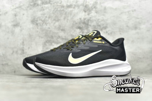 NIKE AIR ZOOM WINFLO 7 BLACK/UNIVERSITY GOLD/WHITE CJ0291-007