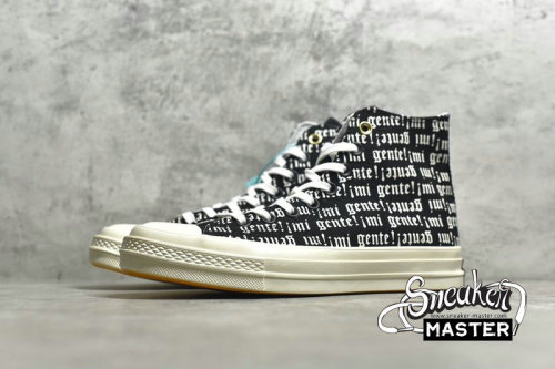 CONVERSE CHUCK TAYLOR ALL-STAR 70S HIGH MI GENTE OX BLACK/WHITE 168697C