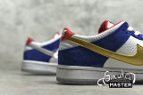 NIKE SB DUNK LOW PRO ISHOD WAIR QS DEEP ROYAL BLUE/METALLIC SILVER-UNIVERSITY RED 839685-416
