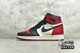 NIKE AIR JORDAN 1 RETRO HIGH OG BRED TOE WHITE/BLACK/UNIVERSITY RED 575441-610