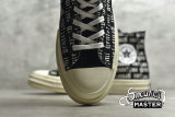 CONVERSE CHUCK TAYLOR ALL-STAR 70S HIGH MI GENTE OX BLACK/WHITE 168697C