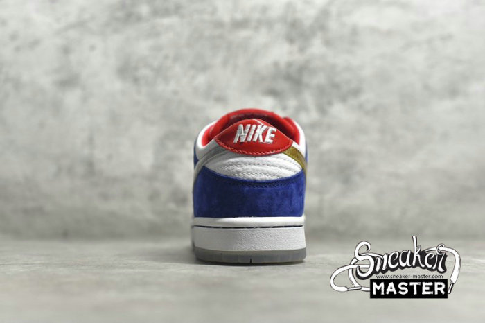 NIKE SB DUNK LOW PRO ISHOD WAIR QS DEEP ROYAL BLUE/METALLIC SILVER-UNIVERSITY RED 839685-416