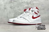 NIKE AIR JORDAN 1 RETRO HIGH OG METALLIC RED WHITE/VARSITY RED 555088-103