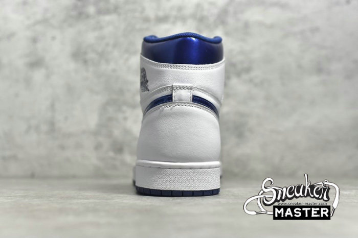 NIKE AIR JORDAN 1 RETRO HIGH OG METALLIC NAVY WHITE/MIDNIGHT NAVY 555088-106