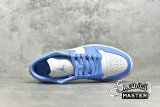 NIKE AIR JORDAN 1 LOW UNC UNIVERSITY BLUE/WHITE AO9944-441