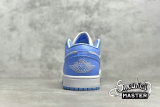 NIKE AIR JORDAN 1 LOW UNC UNIVERSITY BLUE/WHITE AO9944-441