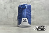 NIKE AIR JORDAN 12 RETRO INDIGO STONE BLUE/LEGEND BLUE/OBSIDIAN 130690-404