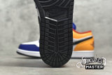 NIKE AIR JORDAN 1 LOW WHITE/DEEP ROYAL BLUE/LASER ORANGE/TRACK RED 553558-123
