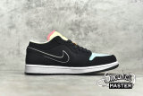 NIKE AIR JORDAN 1 LOW SE AURORA GREEN BLACK/AURORA GREEN/LASER ORANGE CK3022-013