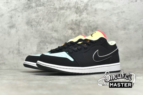 NIKE AIR JORDAN 1 LOW SE AURORA GREEN BLACK/AURORA GREEN/LASER ORANGE CK3022-013