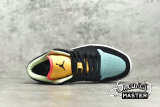 NIKE AIR JORDAN 1 LOW SE AURORA GREEN BLACK/AURORA GREEN/LASER ORANGE CK3022-013